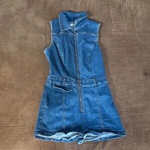 Stylish Blue Denim romper